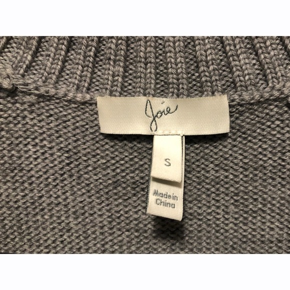 Joie Ellera Wool & Fur Gray Vest‎ Women’s Small - Picture 7 of 7